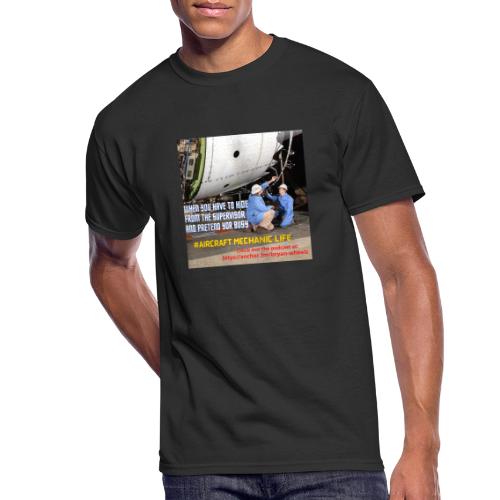 #aircraftmechanicslife SWAG - Men's 50/50 T-Shirt
