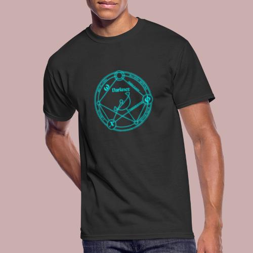 darknet logo cyan - Men's 50/50 T-Shirt