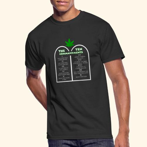 The Ten Commandments of cannabis - Men's 50/50 T-Shirt