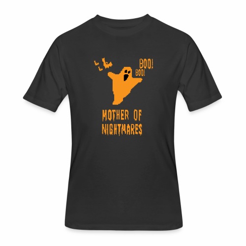 Mother of Nightmares Spooky Scary Pixel Ghost Bat. - Men's 50/50 T-Shirt