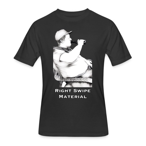 Right Swipe Material - Men's 50/50 T-Shirt
