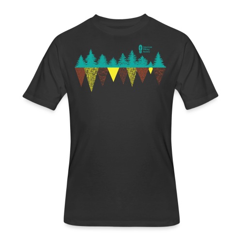 Treeline Geometry - Men's 50/50 T-Shirt