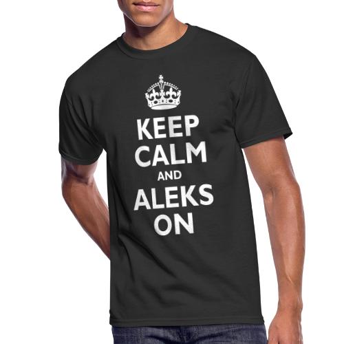 Keep Calm & ALEKS - Men's 50/50 T-Shirt