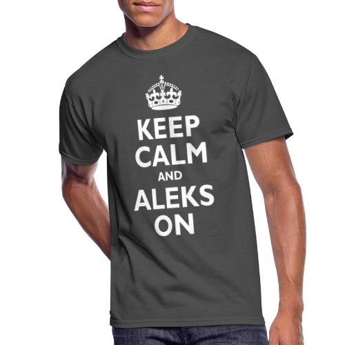 Keep Calm & ALEKS - Men's 50/50 T-Shirt