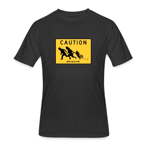 CAUTION SIGN - Men's 50/50 T-Shirt