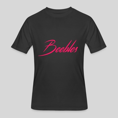 Pink Beebles Logo - Men's 50/50 T-Shirt