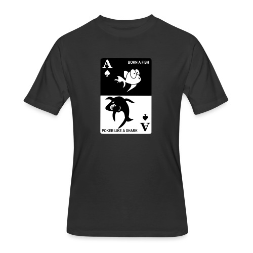 poker_fish - Men's 50/50 T-Shirt