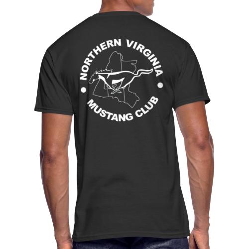 Heritage white on black logo t-shirt - Men's 50/50 T-Shirt