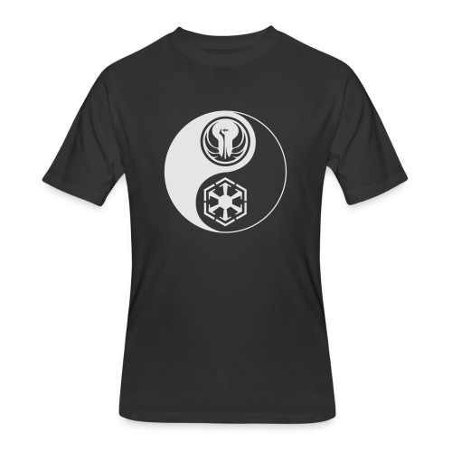 Star Wars SWTOR Yin Yang 1-Color Light - Men's 50/50 T-Shirt