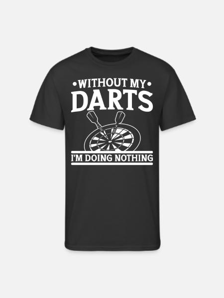 Darts Dart Player - Men's 50/50 T-Shirt - black