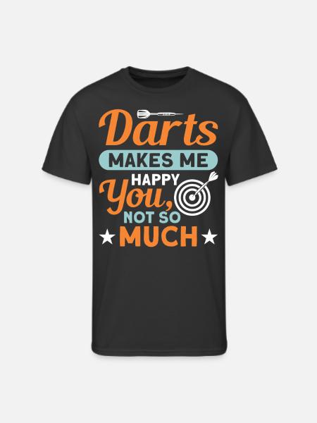 Darts Dart Player - Men's 50/50 T-Shirt - black