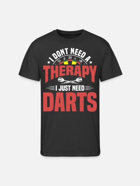 Darts Dart Player - Men's 50/50 T-Shirt - black