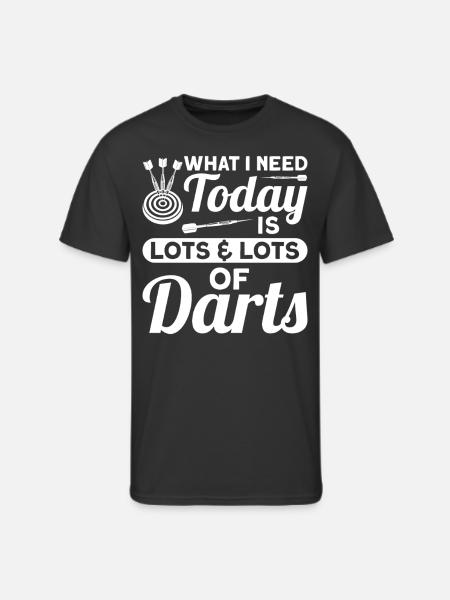 Darts Dart Player - Men's 50/50 T-Shirt - black