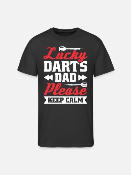 Darts Dart Player - Men's 50/50 T-Shirt - black