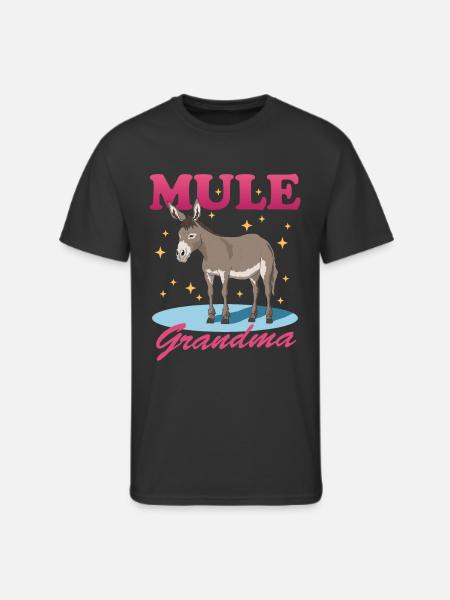 Mule Grandma Mules Owner - Men's 50/50 T-Shirt - black