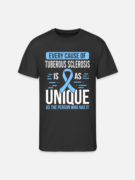 Tuberous Sclerosis Complex TSC Month Day Warrior - Men's 50/50 T-Shirt - black