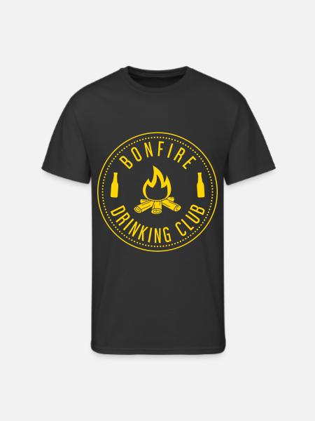 Bonfire Drinking Club - Men's 50/50 T-Shirt - black