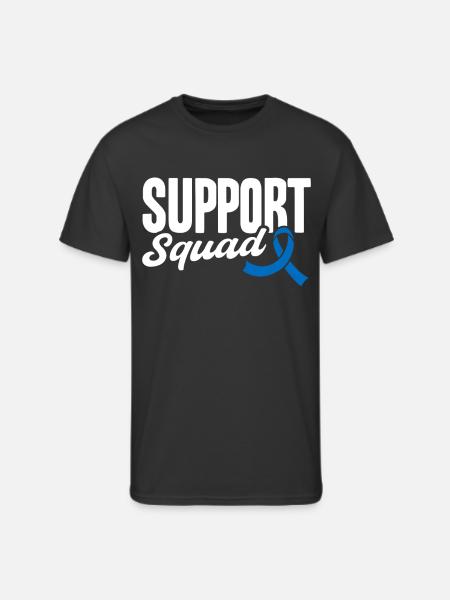 Support Squad - Men's 50/50 T-Shirt - black