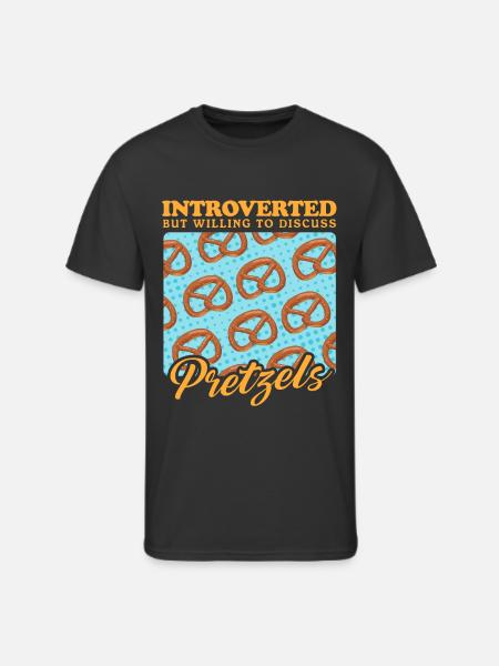 Pretzel To Discuss Pretzels - Men's 50/50 T-Shirt - black