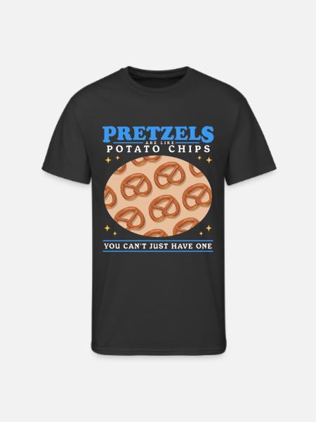 Pretzels Are Like Pretzel - Men's 50/50 T-Shirt - black