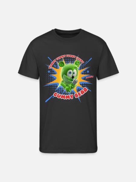 Funny Lucky Gummy Bear - Men's 50/50 T-Shirt - black
