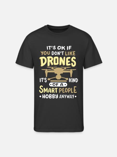 Drones Quadcopter RC Drone Pilot - Men's 50/50 T-Shirt - black