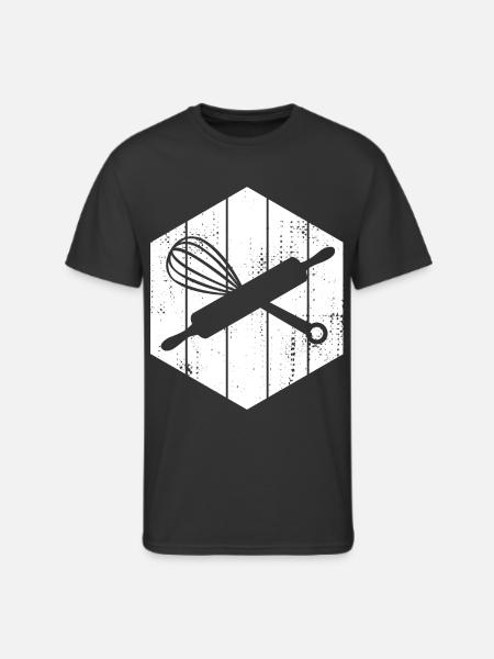 Rolling Pin Hand Mixer - Men's 50/50 T-Shirt - black