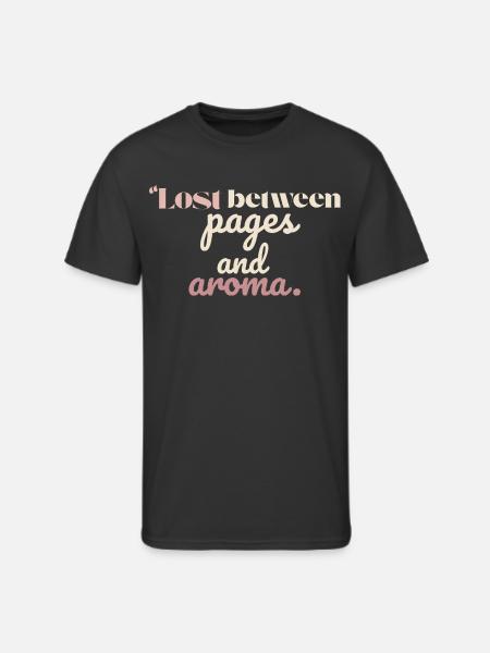 Lost Between Pages and Aroma” - Men's 50/50 T-Shirt - black