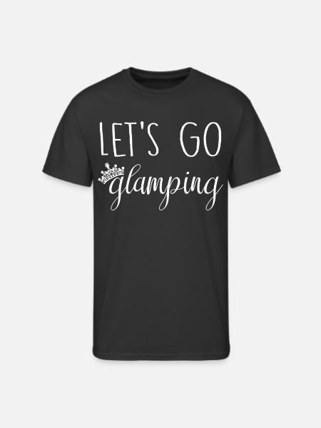 Let's Go Glamping - Men's 50/50 T-Shirt - black