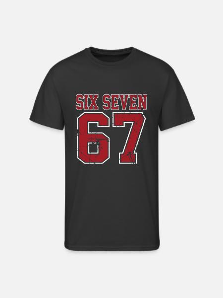 67 - Six Seven SixSeven 6-7 - Men's 50/50 T-Shirt - black
