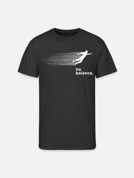 Velocity Run Beyond Balance - Men's 50/50 T-Shirt - black