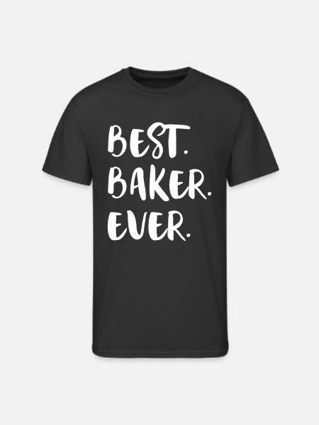 Best Baker Ever - Men's 50/50 T-Shirt - black