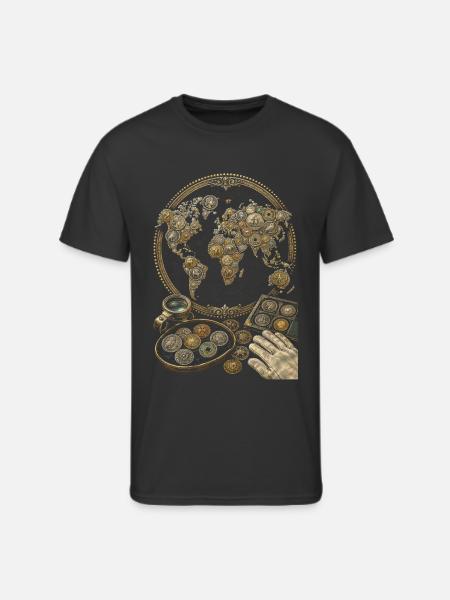 Coin collector Numismatist - Men's 50/50 T-Shirt - black