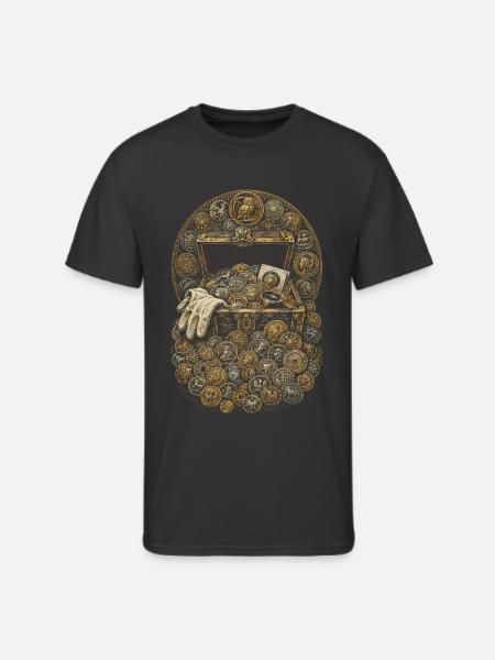 Coin collector Numismatist - Men's 50/50 T-Shirt - black