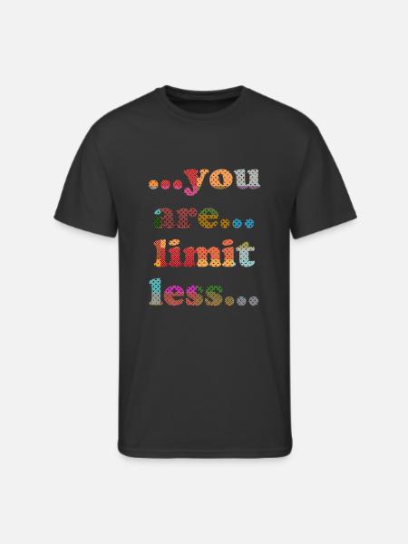 You are limitless - Men's 50/50 T-Shirt - black