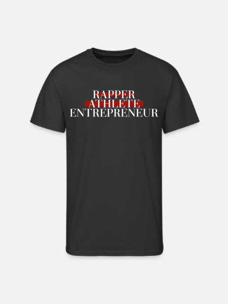 Rapper athlete entrepreneur - Men's 50/50 T-Shirt - black
