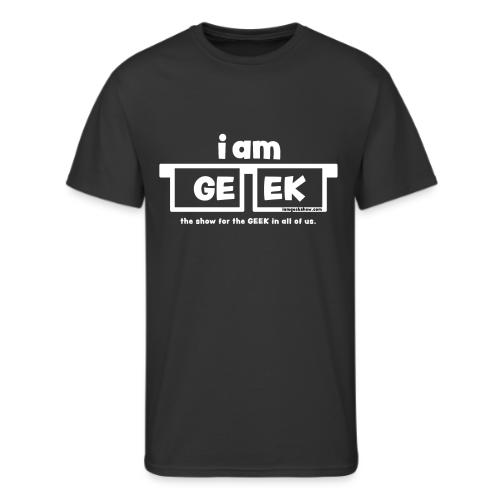 iamGEEK classic White - Men's 50/50 T-Shirt