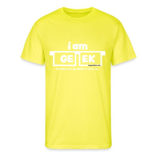 iamGEEK classic White - Men's 50/50 T-Shirt