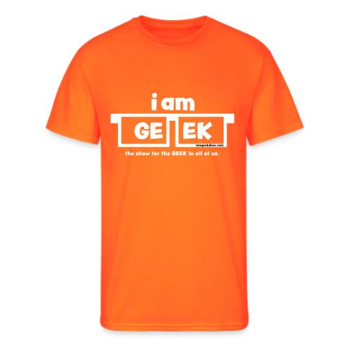 iamGEEK classic White - Men's 50/50 T-Shirt