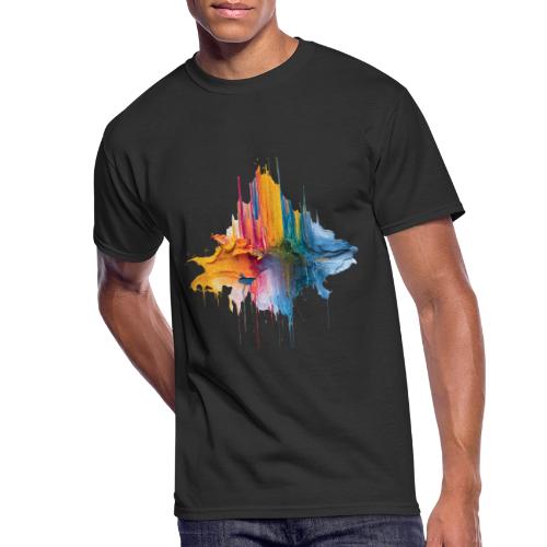 Impasto Spectrum - Men's 50/50 T-Shirt