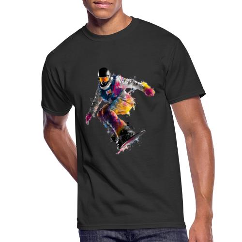 Snowboarding: Frozen Palette - Men's 50/50 T-Shirt