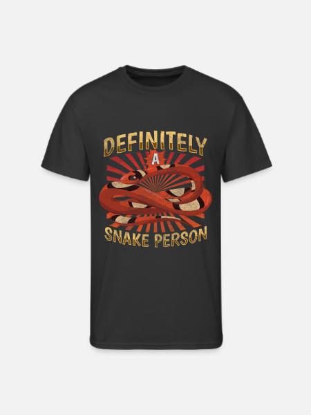 Snake Terrarium Nature - Men's 50/50 T-Shirt - black