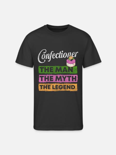 Confectioner Baker Sweets - Men's 50/50 T-Shirt - black