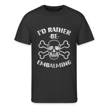 Gravedigger Profession Dark Humor Vocation - Men's 50/50 T-Shirt - black - Front - Jackson (183cm)