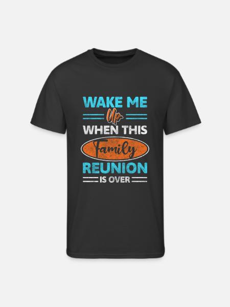 Family Reunion Meal Security - Men's 50/50 T-Shirt - black