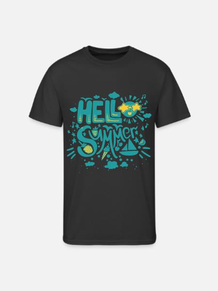 Hello Summer Relatives - Men's 50/50 T-Shirt - black