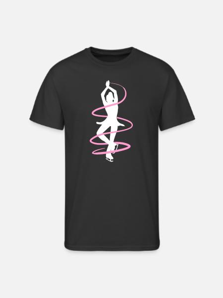 Pirouette Figure Skating - Men's 50/50 T-Shirt - black