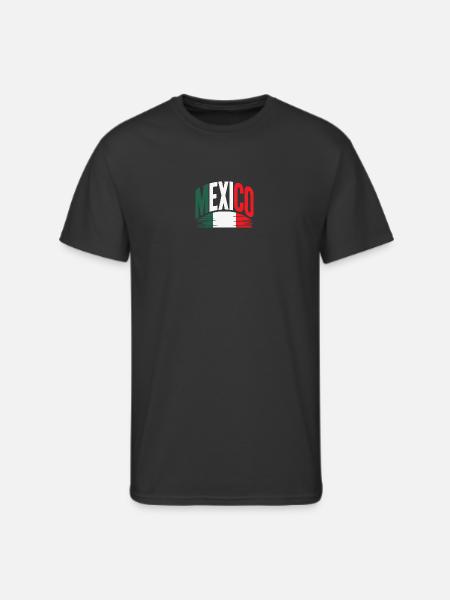 Mexico Flag - Men's 50/50 T-Shirt - black