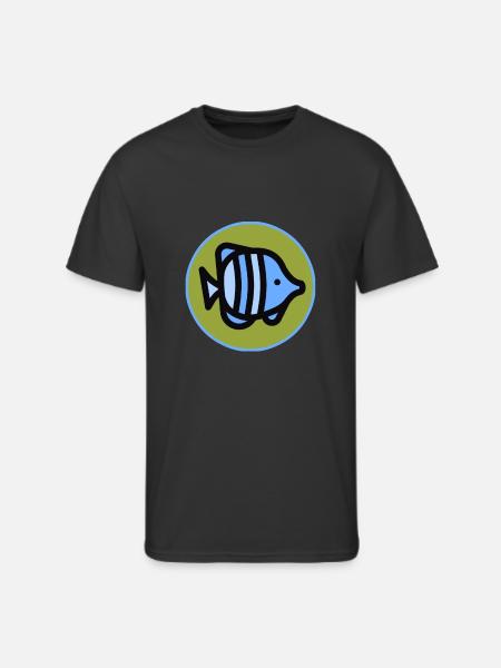 Fish - Fisch - Poison - Men's 50/50 T-Shirt - black