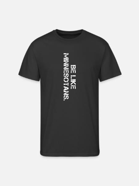 Be Like Minnesotans vertical - Men's 50/50 T-Shirt - black
